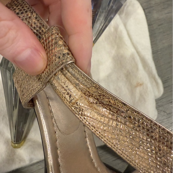 Marc Jacobs Spring 2007 Runway Gold Slingback Crystal Heel Sandal - Picture 9 of 12